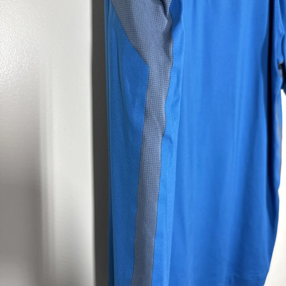 Nike Golf Dri-FIT Men's Cobalt Blue Polo Shirt Size XL Short Sleeve Performance